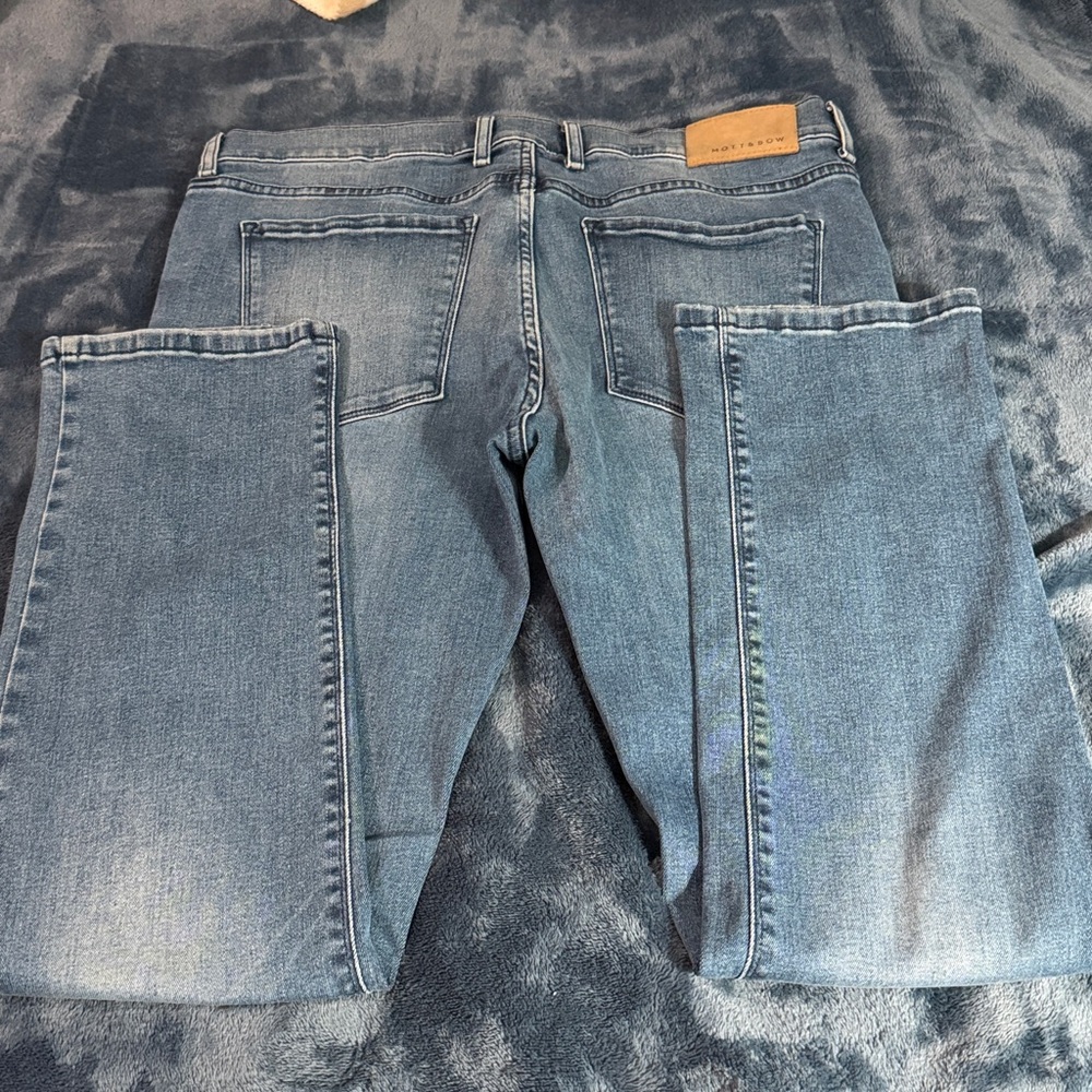 Mott & Bow Men’s Slim Jeans - Blue - Picture 7 of 10
